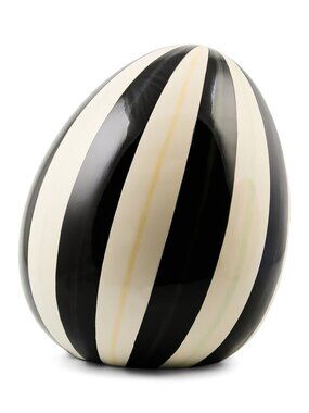 MacKenzie-Childs Easter Collection in Violet Stripe MEDIUM Egg #35514-2539 NWT